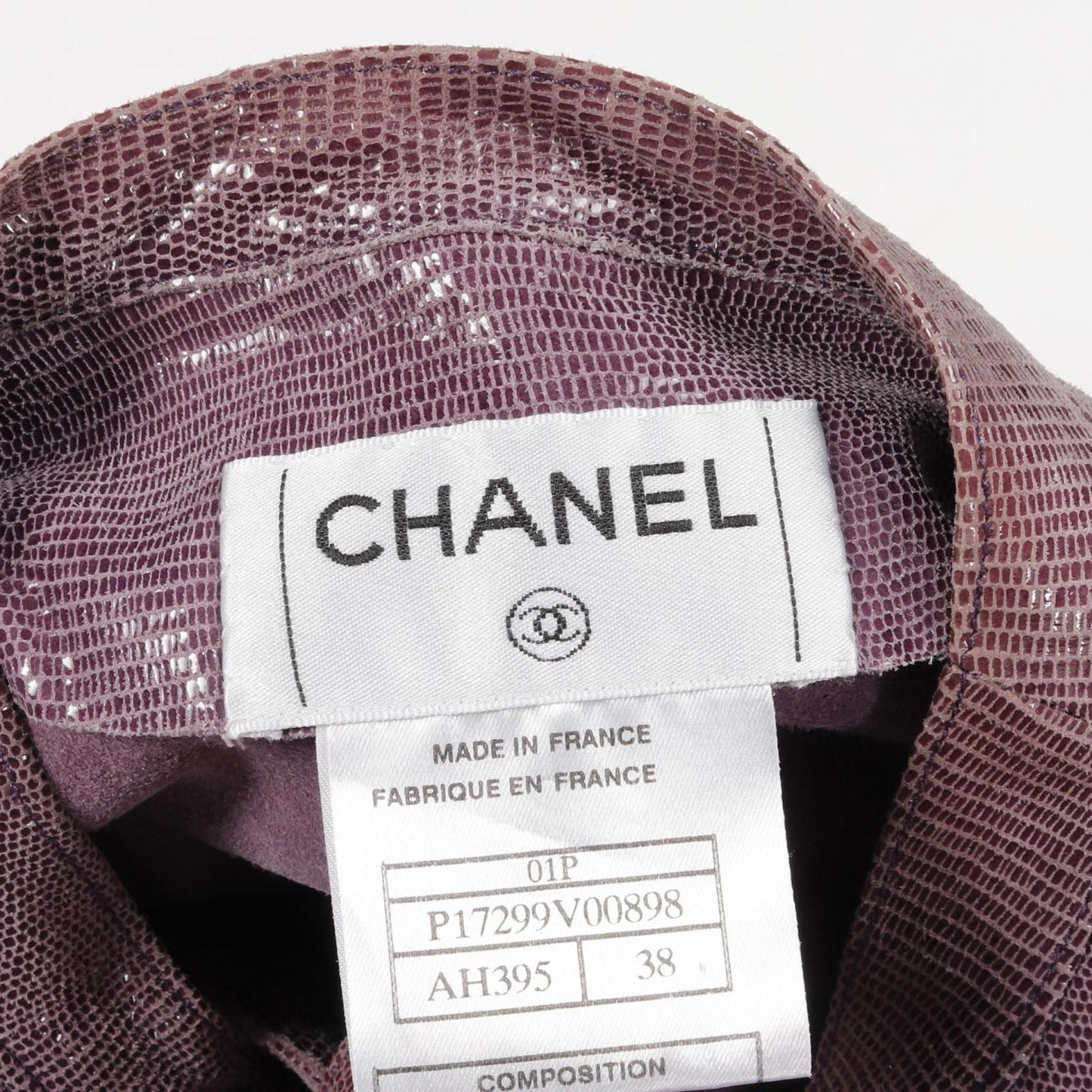 CHANEL P17299 Goat Skin Vest in Elegant Purple