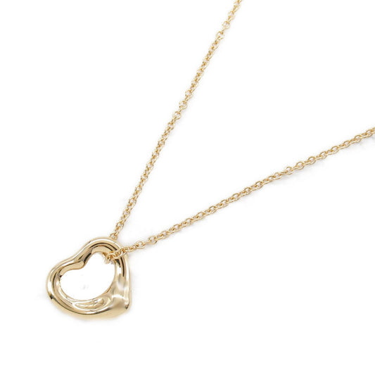 TIFFANY & CO Open Heart Necklace in K18 Pink Gold - 40.5cm