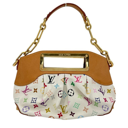 Louis Vuitton Judy MM Monogram Multicolor White Shoulder Bag