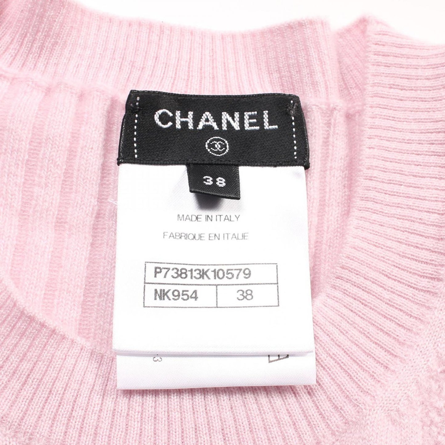 CHANEL Cashmere Knit Sweater in Pink - Timeless Elegance