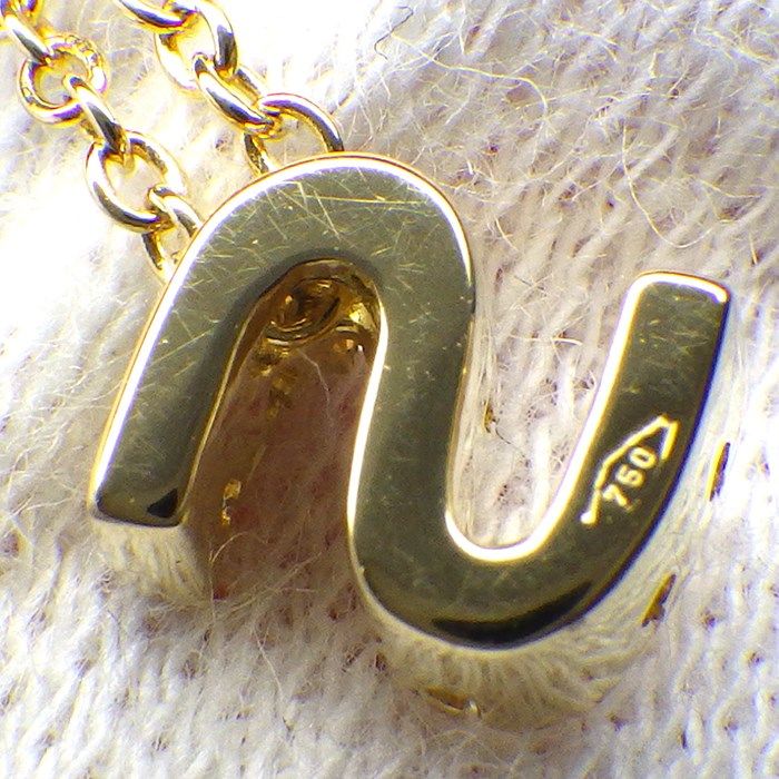 Ponte Vecchio Initial 'S' Diamond Necklace in 18K Yellow Gold