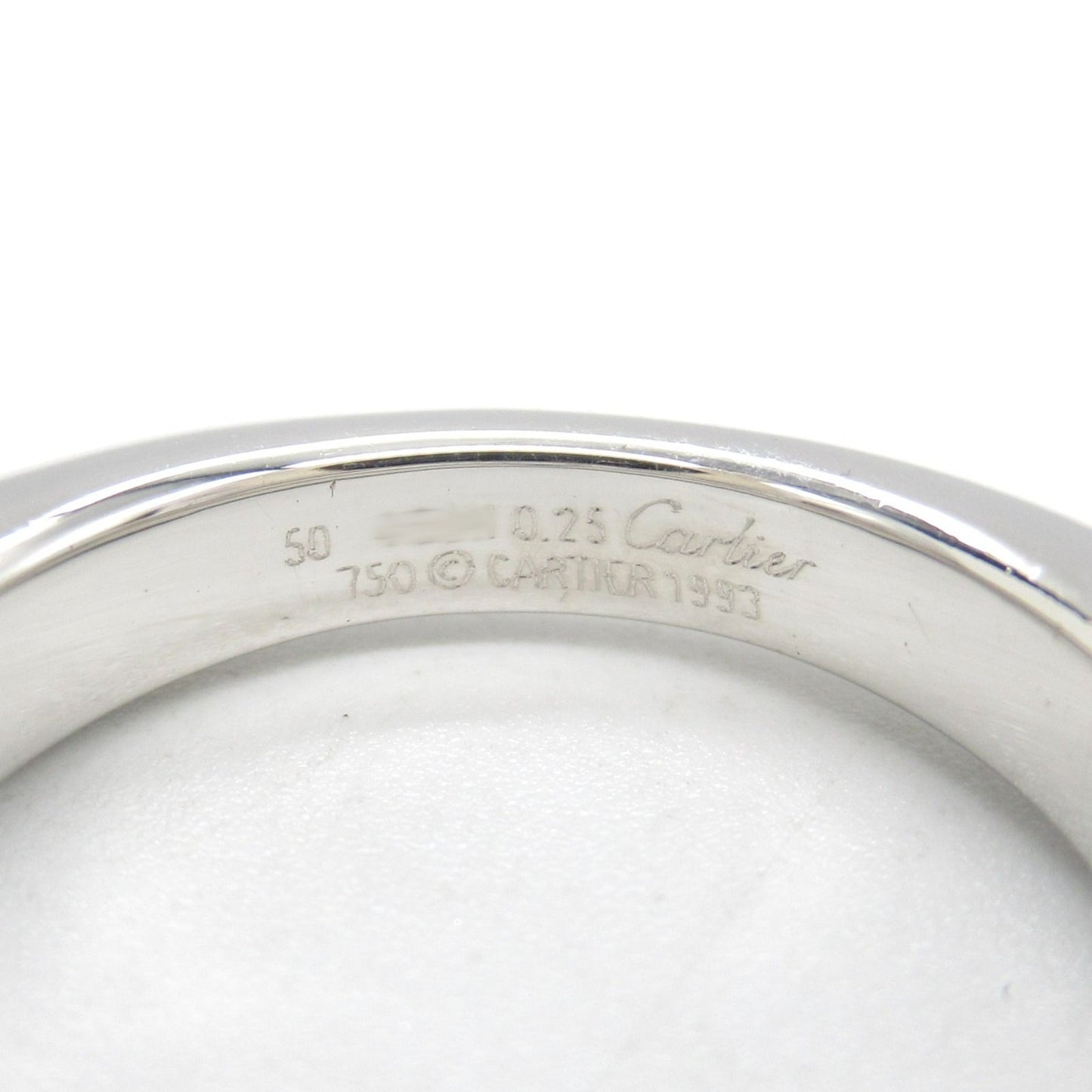 Cartier Ellipse Diamond Ring in 18K White Gold - Timeless Elegance
