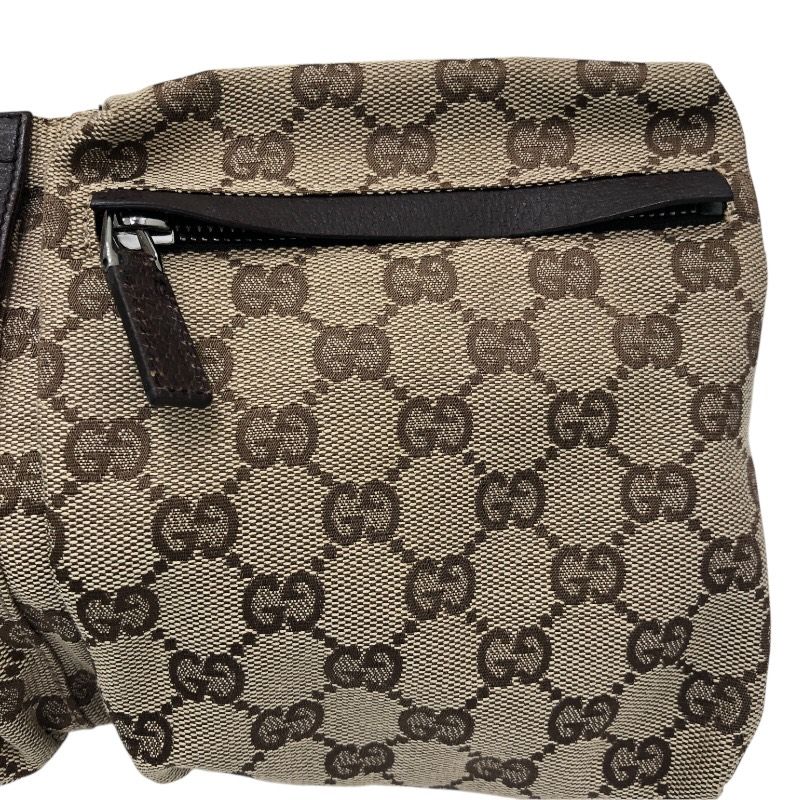 GUCCI GG Canvas Waist Bag - Beige GG Supreme Canvas for Women