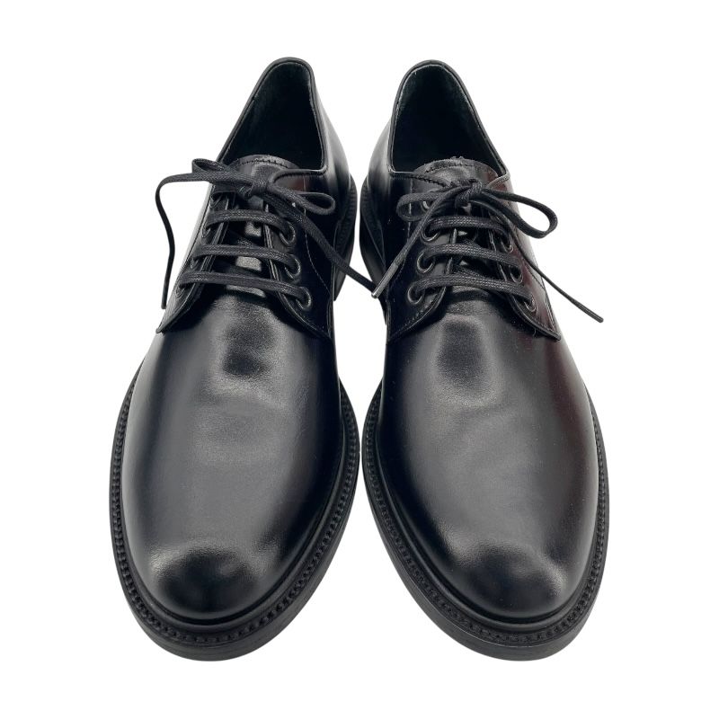 LOEWE Black Leather Oxford Shoes for Women - Timeless Elegance