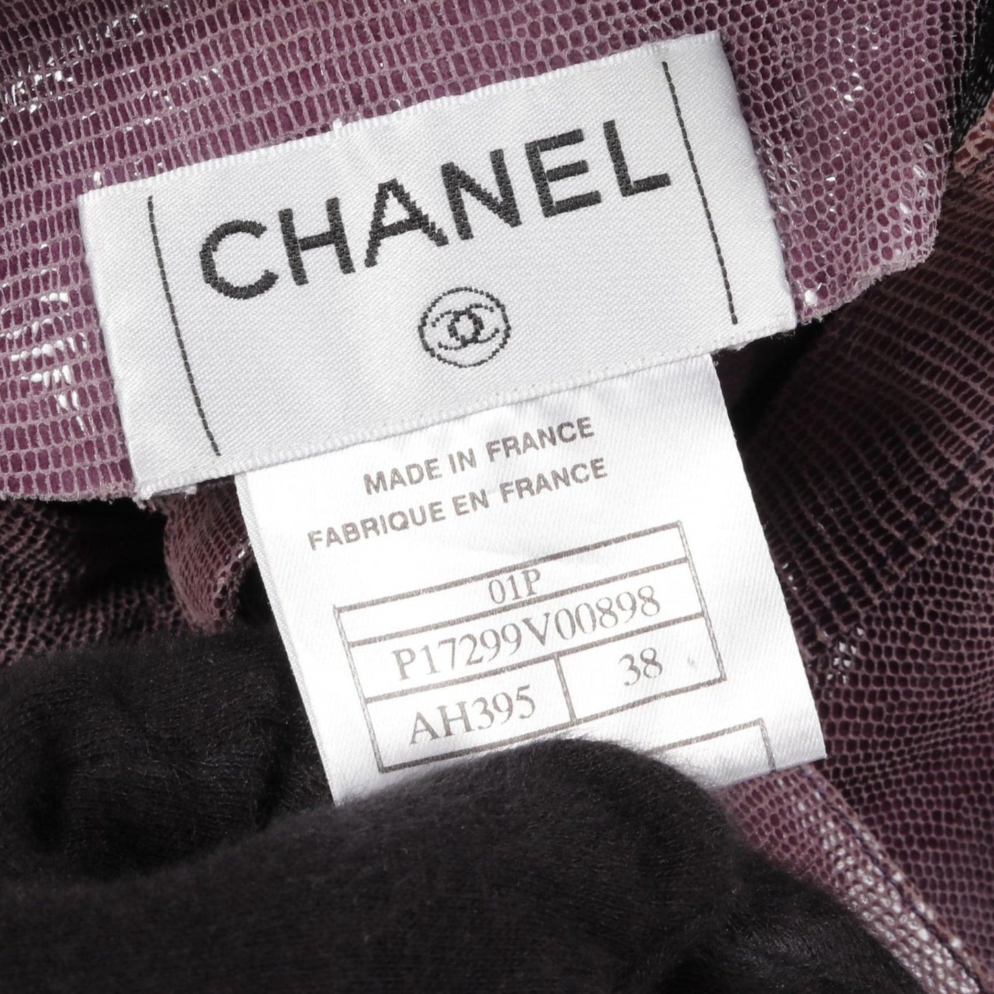 CHANEL P17299 Goat Skin Vest in Elegant Purple