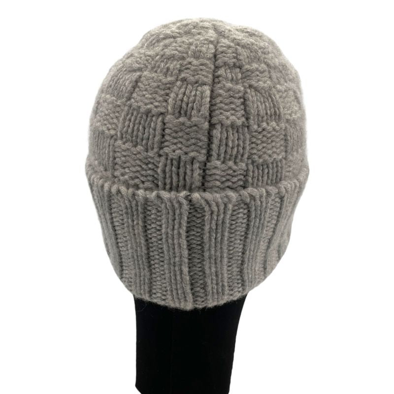 Louis Vuitton Cashmere Knit Cap in Grey Damier - M74404