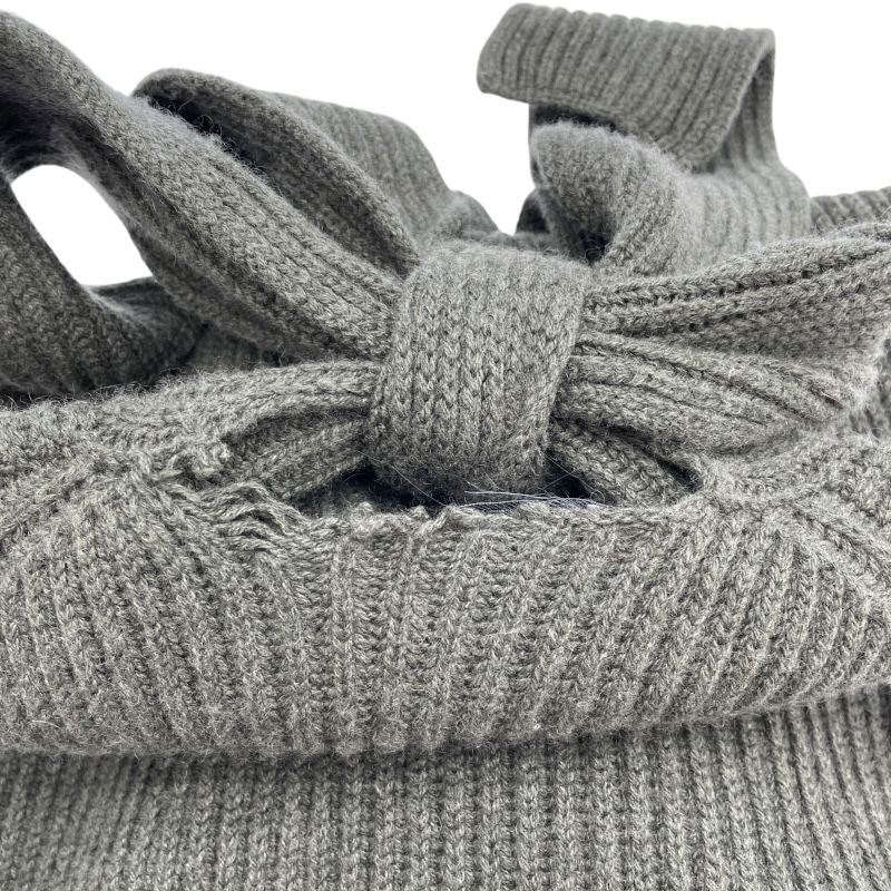 CHANEL Cashmere Knit Dress in Khaki - Timeless Elegance