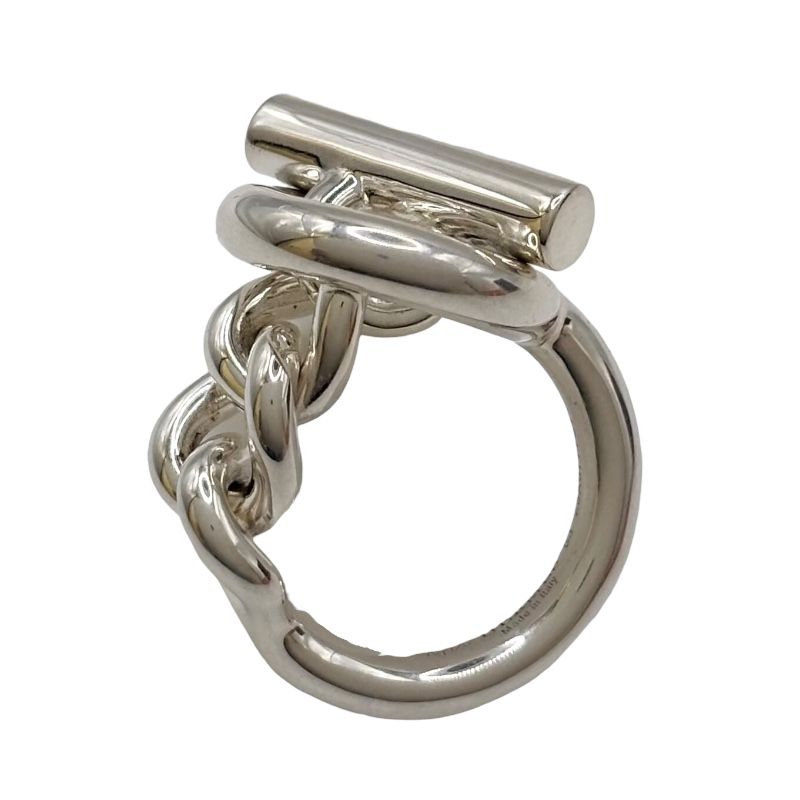 HERMES Croisette Ring in Silver 925 - Unisex Luxury Jewelry