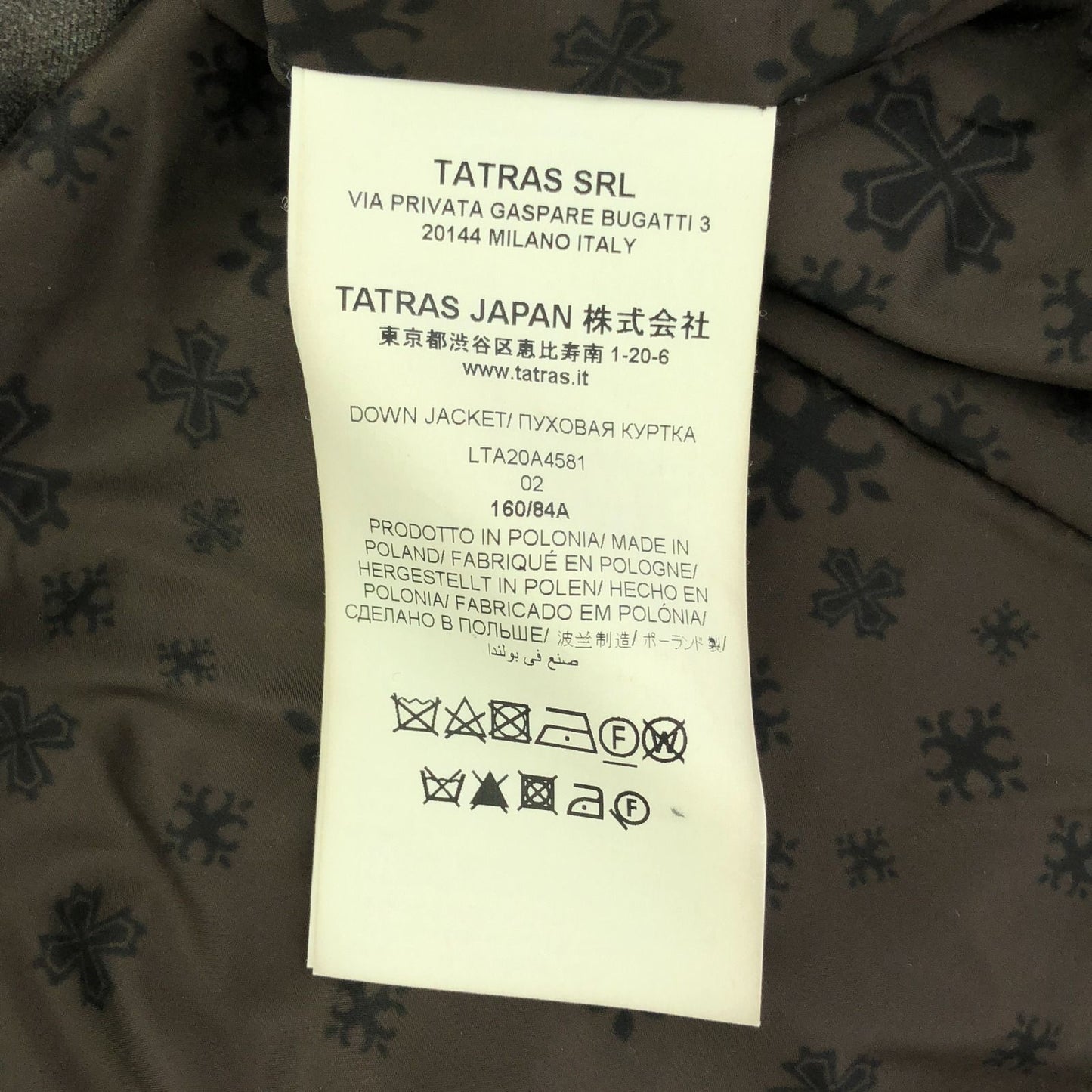 TATRAS Women's Wool Down Coat in Elegant Gray - Size 02