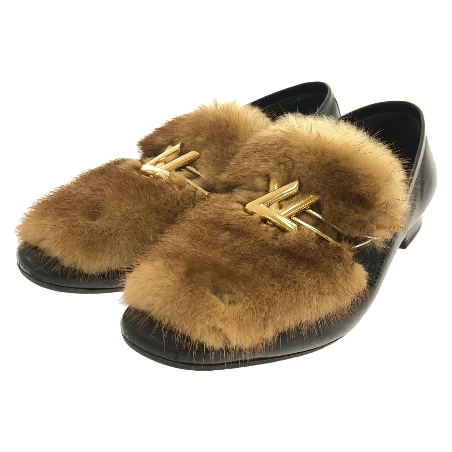 Louis Vuitton Black Leather Mules - Timeless Elegance