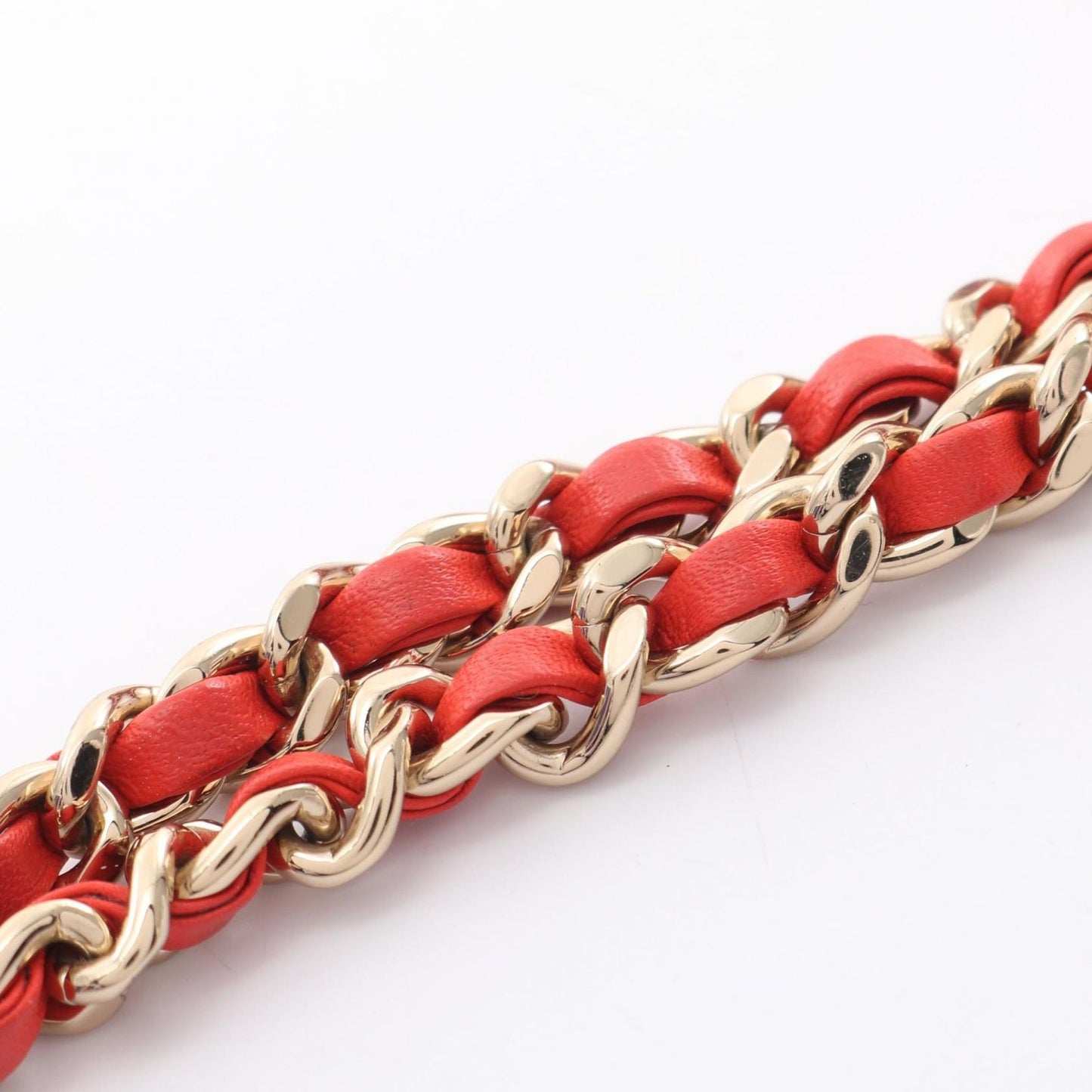 CHANEL CC Filigree Small Vanity Bag - Blue/White/Red Leather