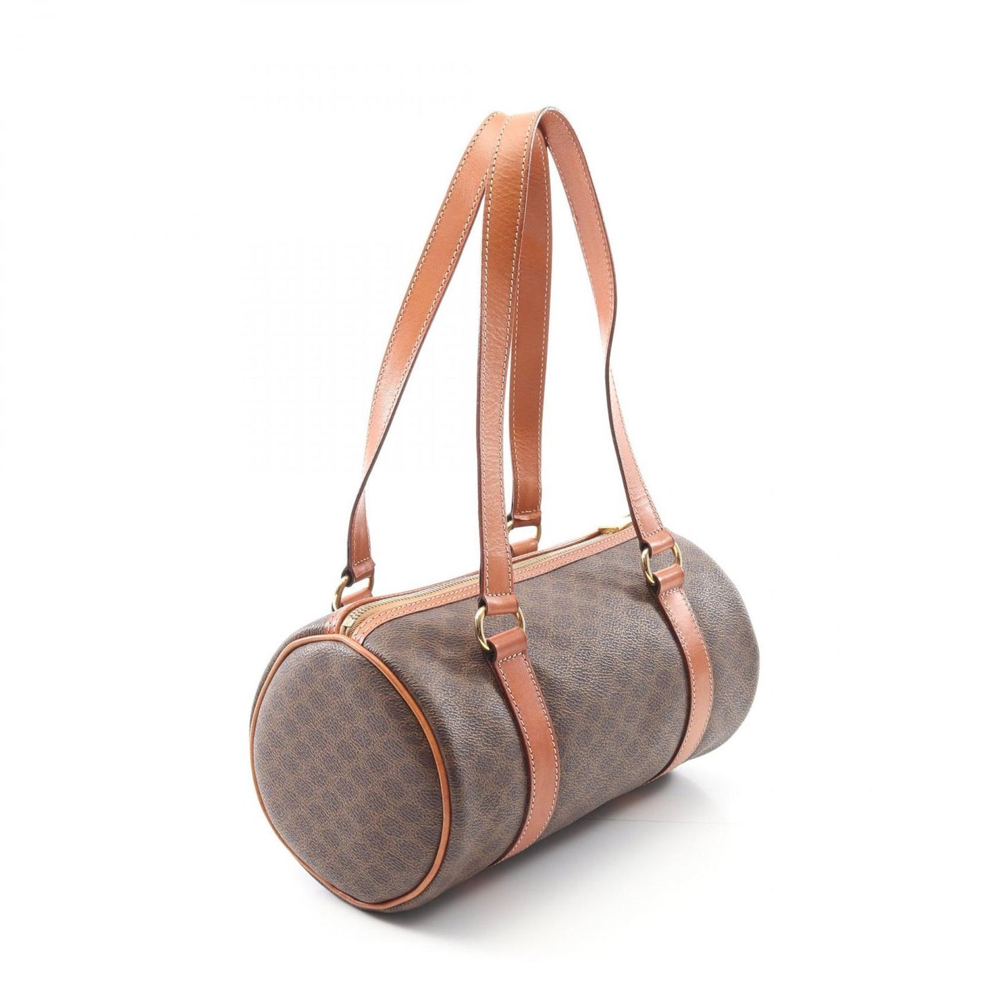CELINE Macadam Brown Tote Bag - Timeless Elegance