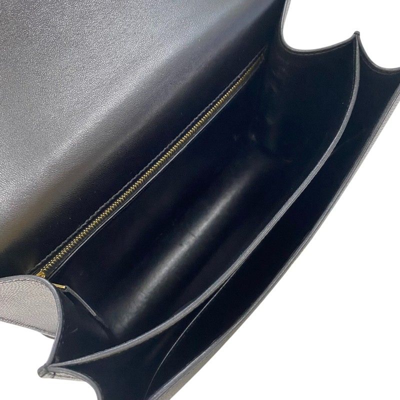 HERMES Constance 3 24 Black & Gold Shoulder Bag - Timeless Elegance