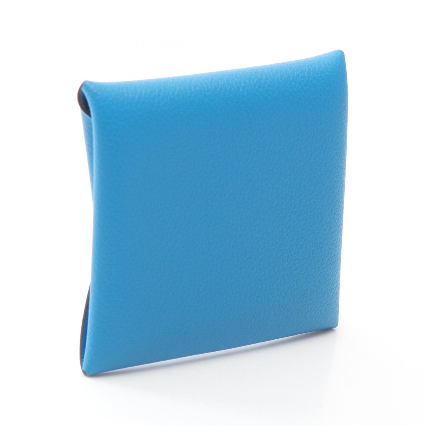 HERMES Bastia Coin Case in Blue Zanjibar - Exquisite Craftsmanship