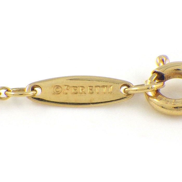 Tiffany & Co. By The Yard Necklace with 0.13ct Diamonds in 18K Yellow Gold