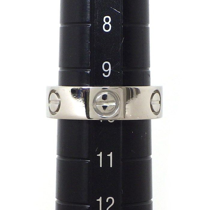 Cartier Love Ring with Diamond - Classic Model in Platinum