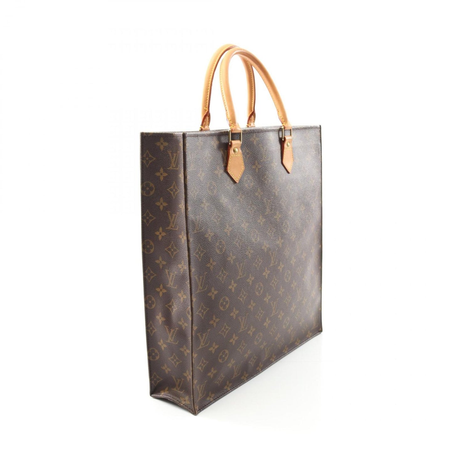 Louis Vuitton Sac Plat Tote Bag - Timeless Elegance in Brown