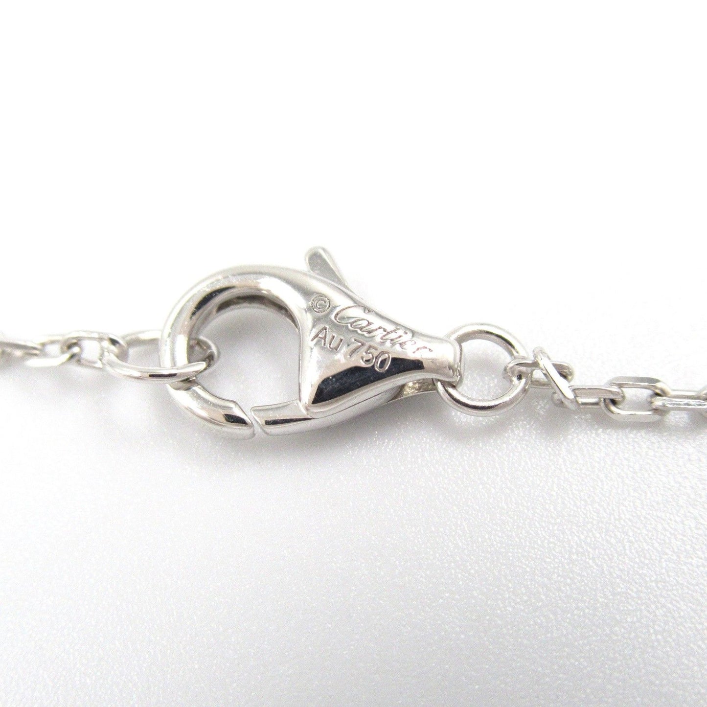 CARTIER Juste un Clou Diamond Necklace in 18K White Gold