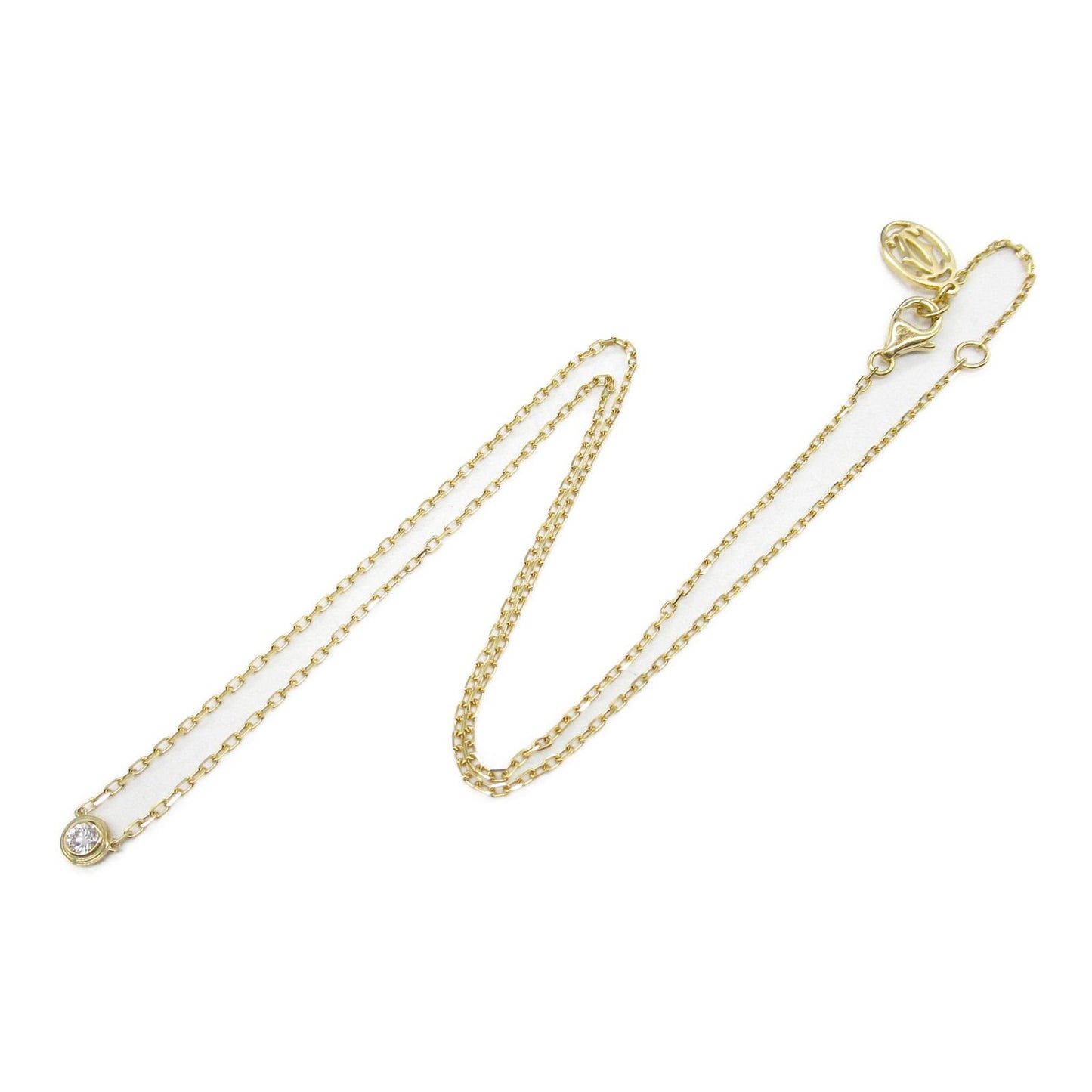 CARTIER Amour Necklace in 18K Yellow Gold with Diamonds