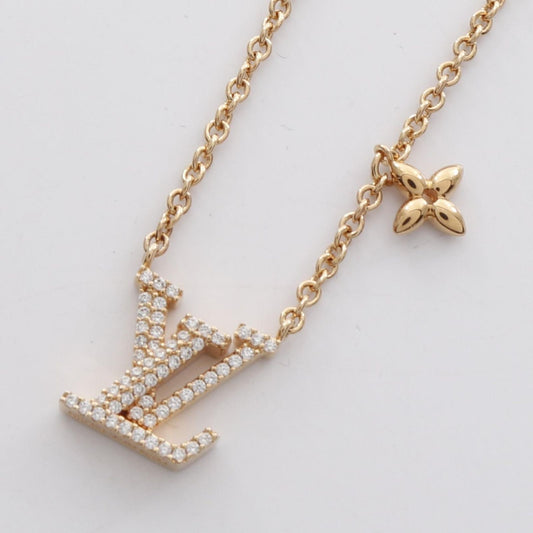 Louis Vuitton Iconic LV Necklace in Gold Plated Finish