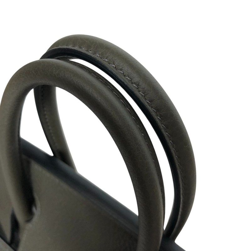 HERMES Birkin 25 Verso in Veil Maki & Blue Plume with Gold Hardware