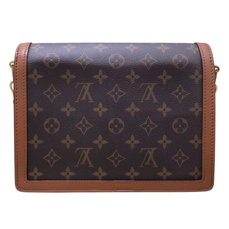 Louis Vuitton Dauphine MM Monogram Reverse PVC Leather Handbag