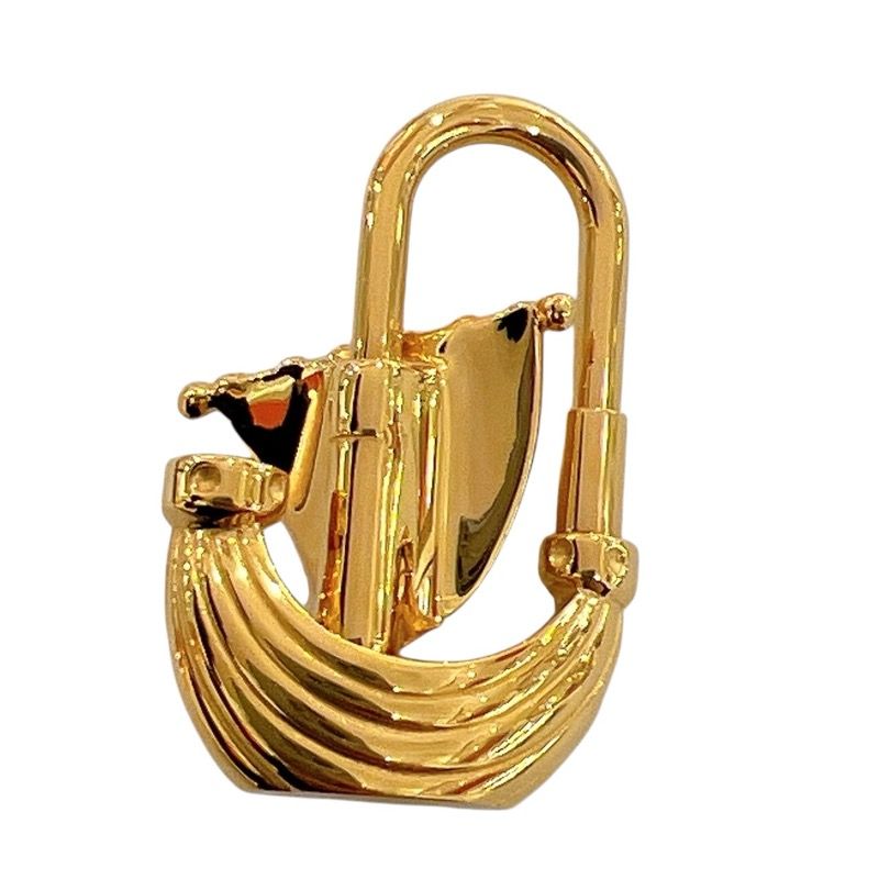 HERMES Yacht Cadena Gold Metal Accessory for Women