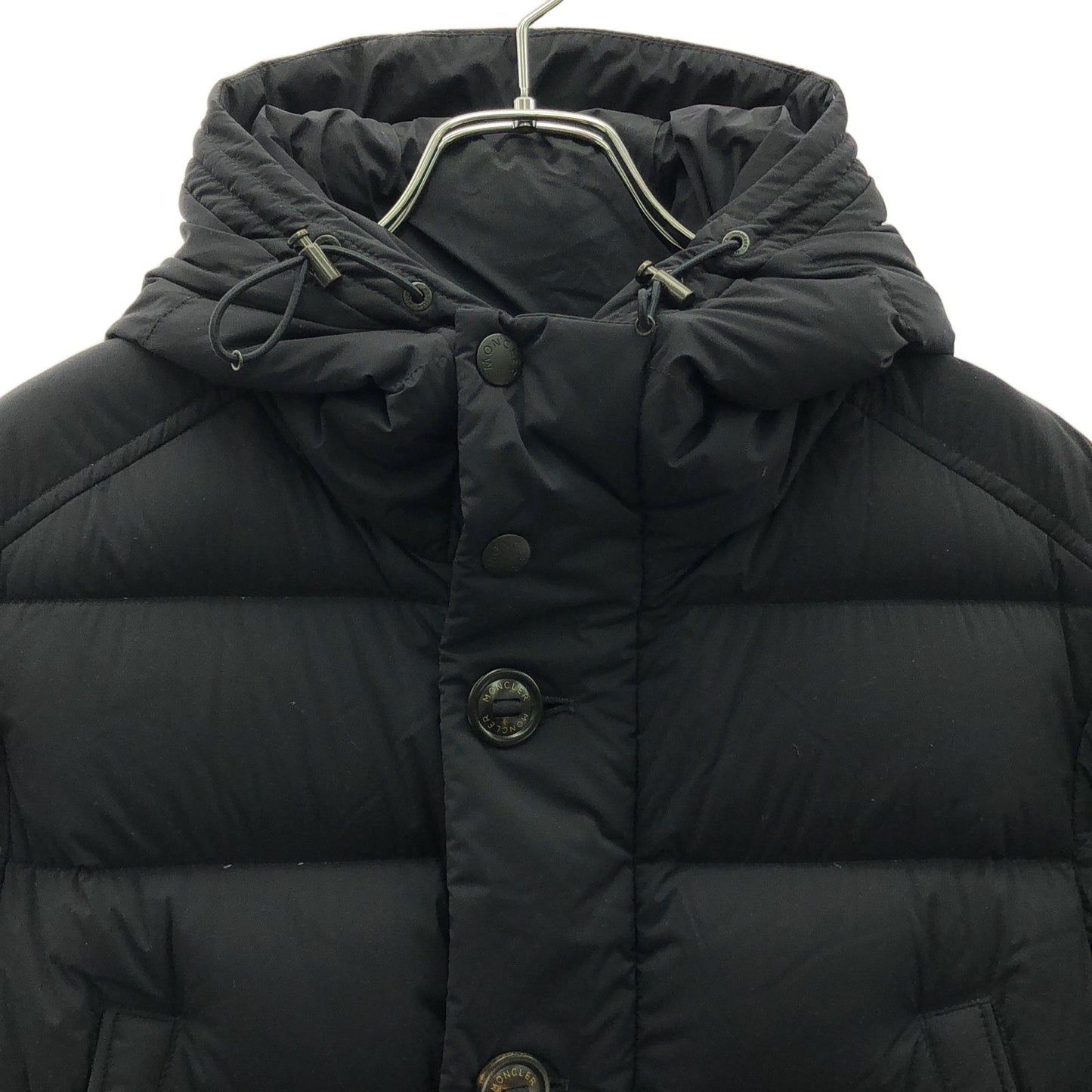 MONCLER Black Nylon Down Jacket - Timeless Luxury Outerwear