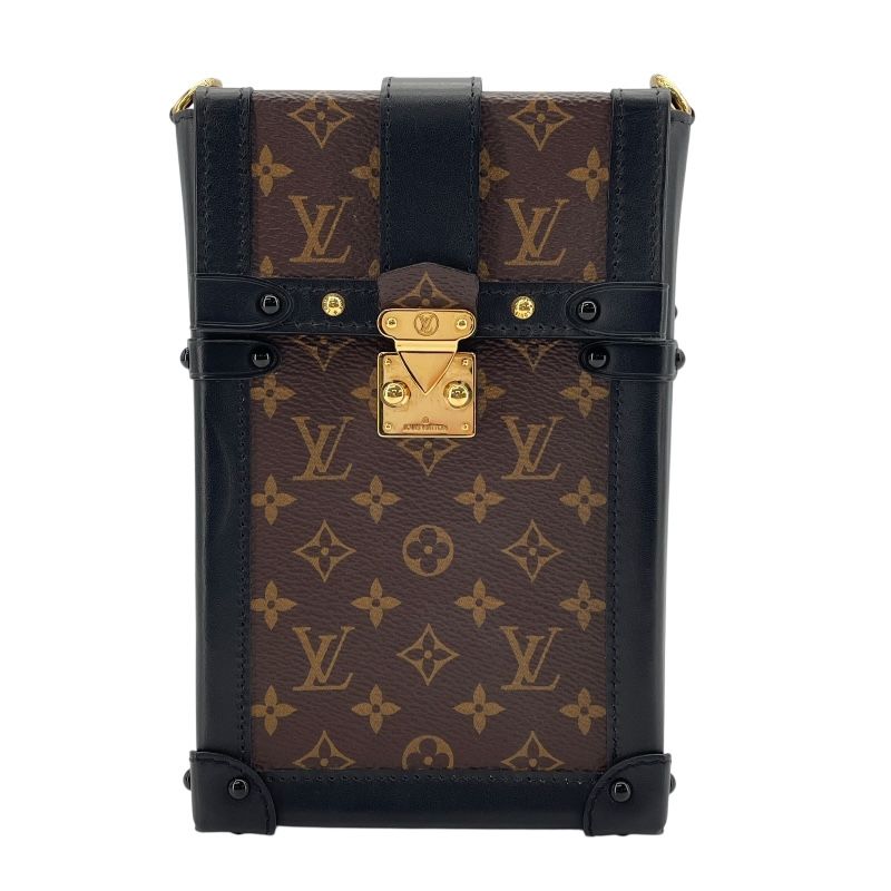 Louis Vuitton Monogram Canvas Pochette Trunk Vertical - Brown