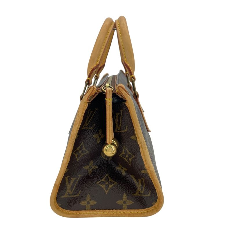 Louis Vuitton Popincourt M40009 Monogram Canvas Handbag - Brown