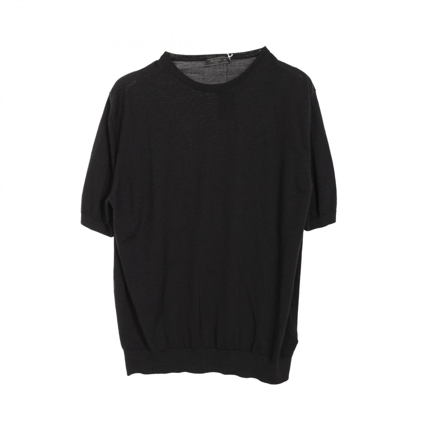 PRADA UMB218 Black Wool Knit - Timeless Elegance for Men