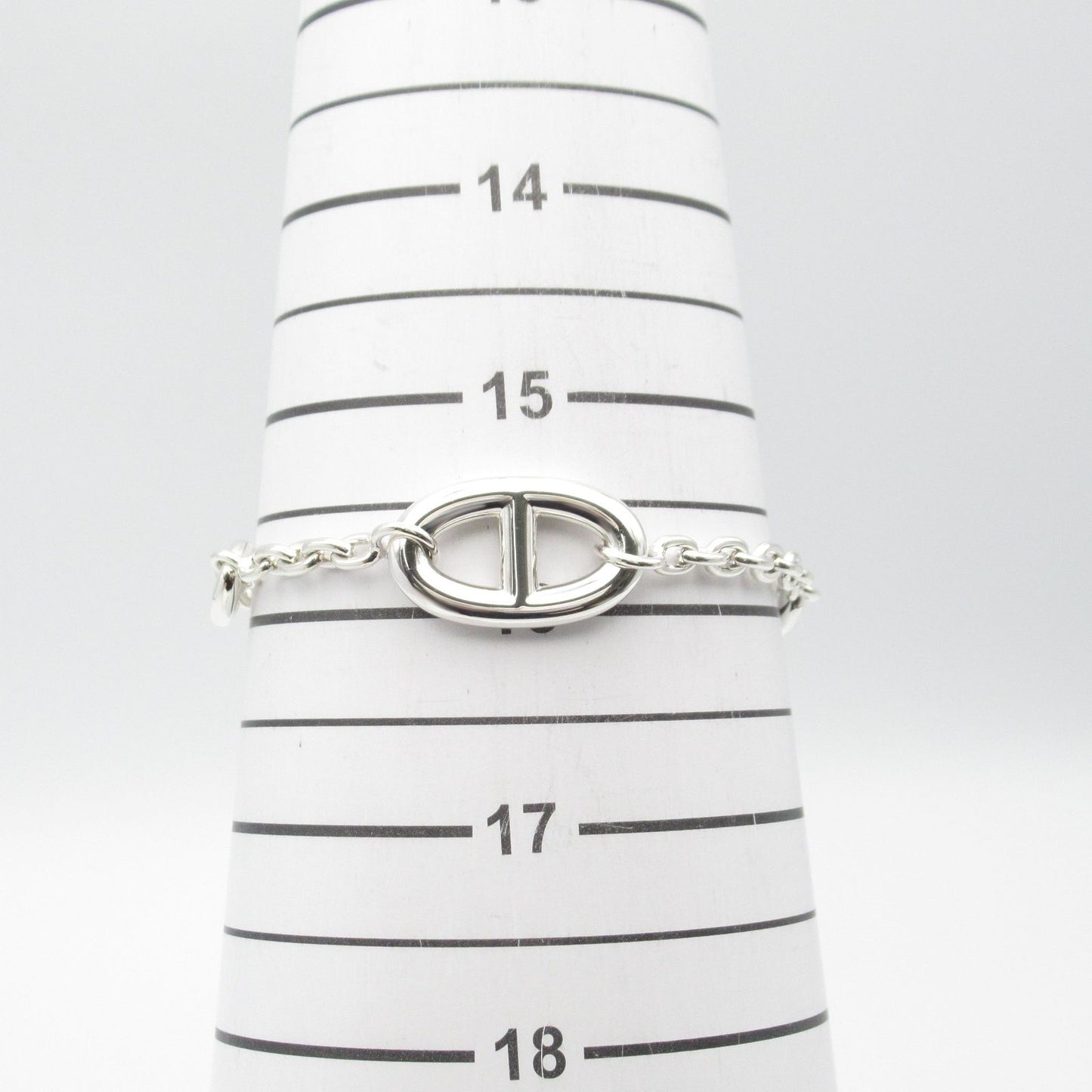 HERMES Chaine d'Ancre Flandrin Bracelet - Silver 925 - 15.5cm