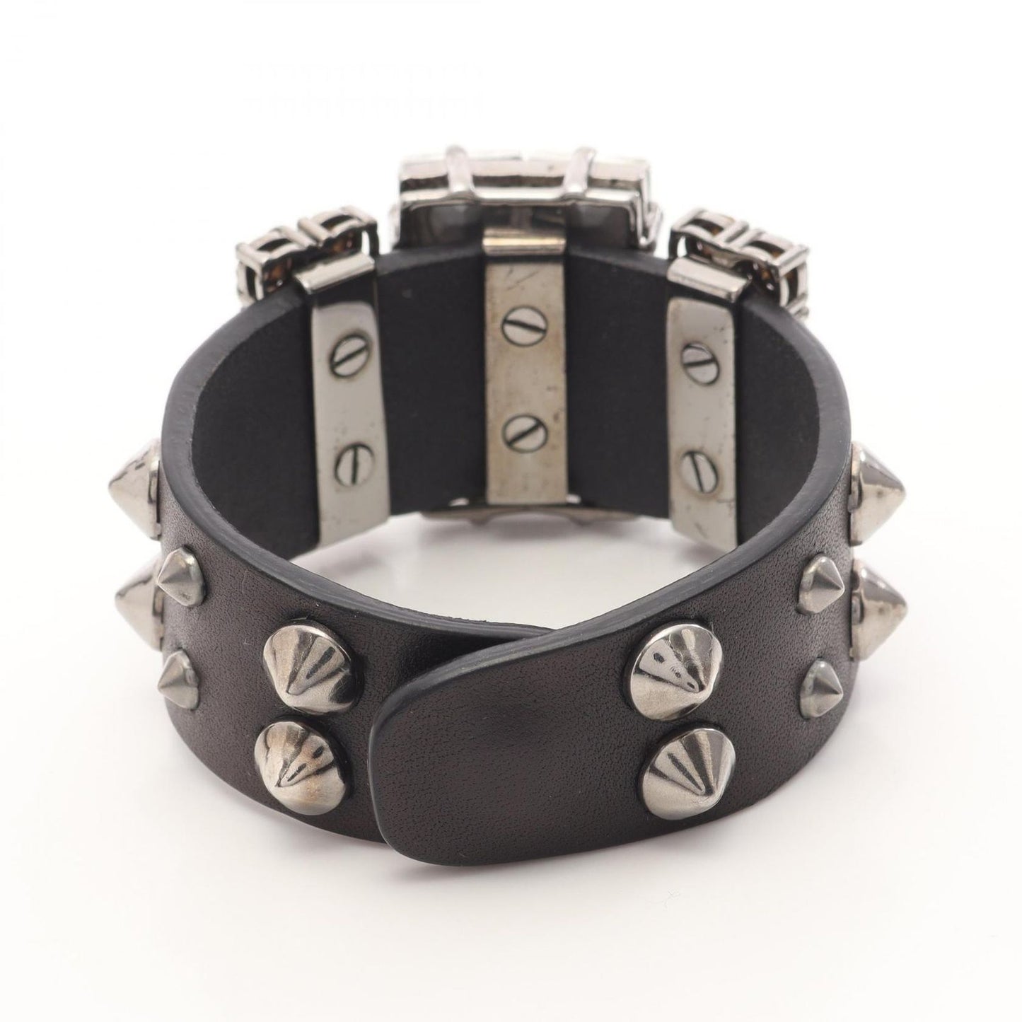 Miu Miu Studded Leather Bracelet - Exquisite Craftsmanship