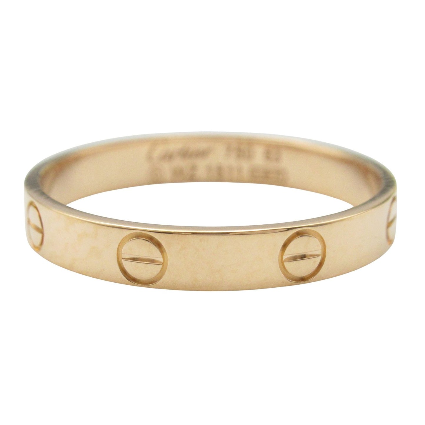CARTIER Mini Love Ring in K18 Pink Gold - Timeless Elegance