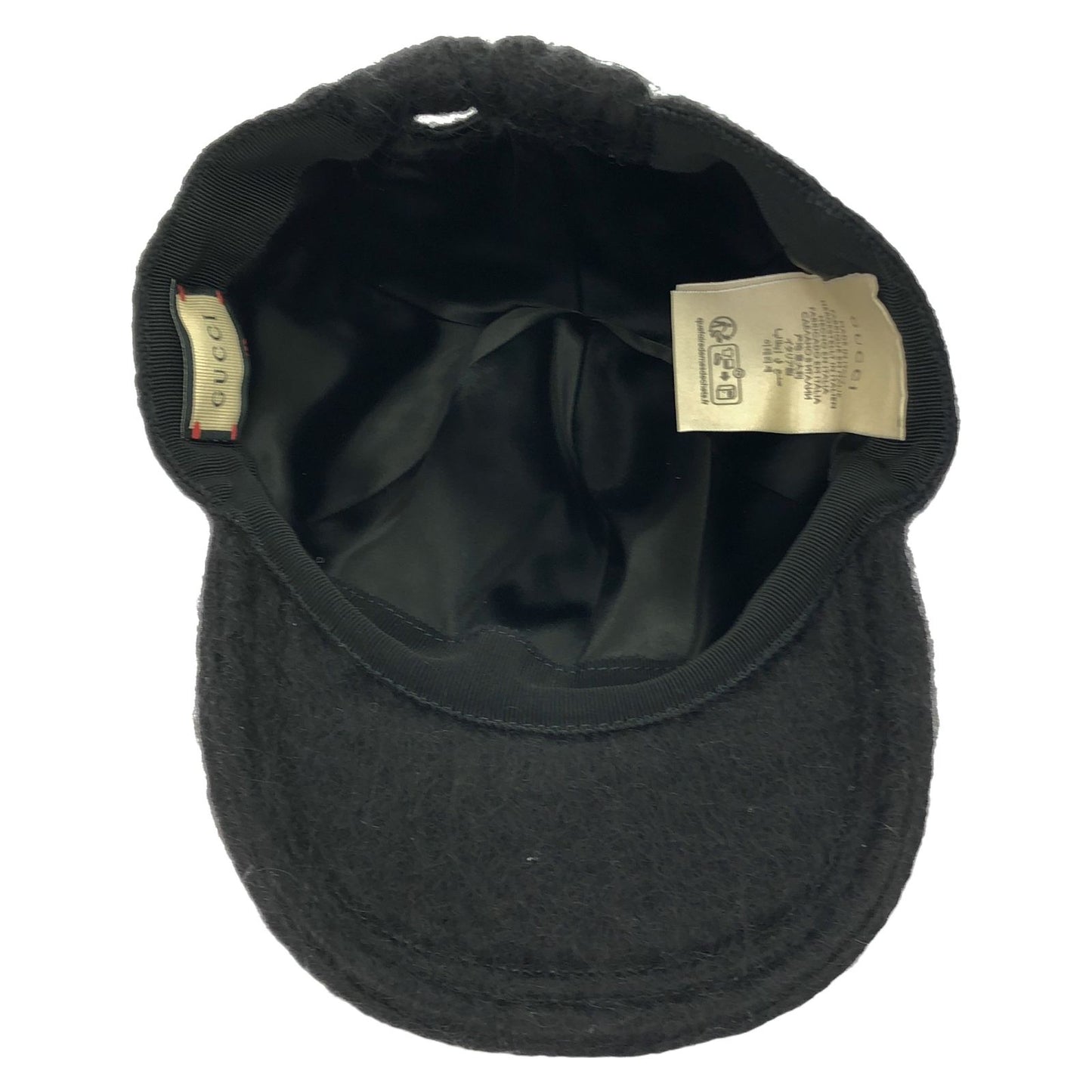 GUCCI Unisex Cotton Cap - Timeless Black Elegance