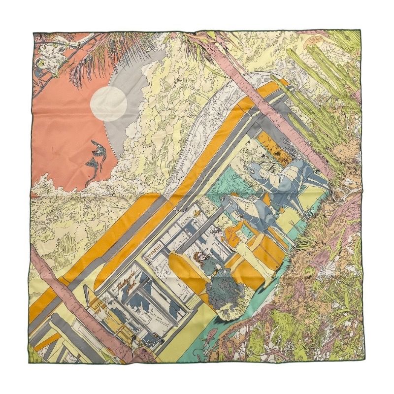 HERMES Carre 70 Rendez Vous Galant Silk Scarf - Exquisite Elegance