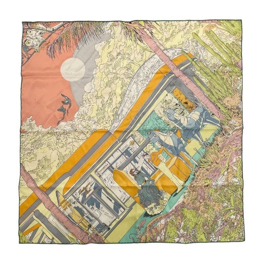 HERMES Carre 70 Rendez Vous Galant Silk Scarf - Exquisite Elegance