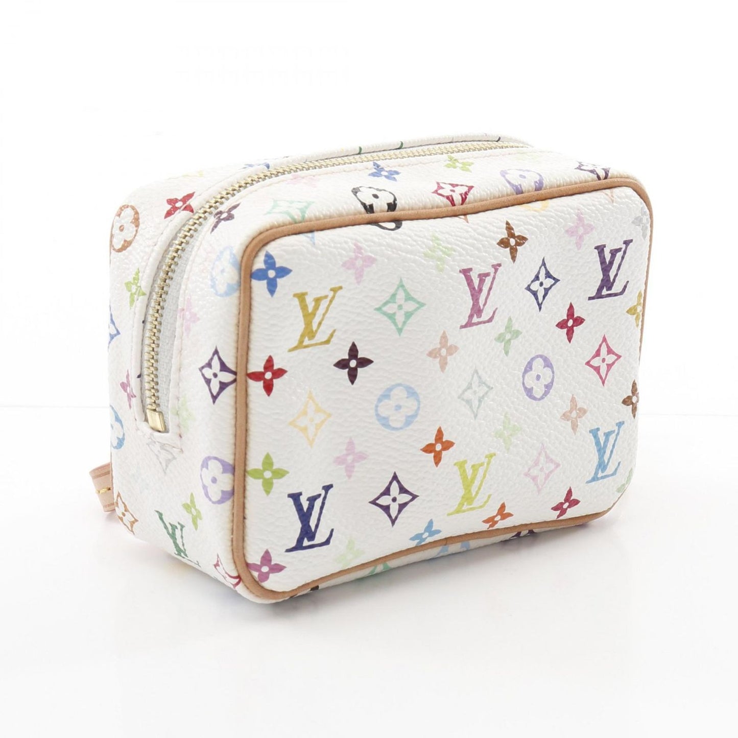 Louis Vuitton Monogram Multicolor Wapiti Pouch - White