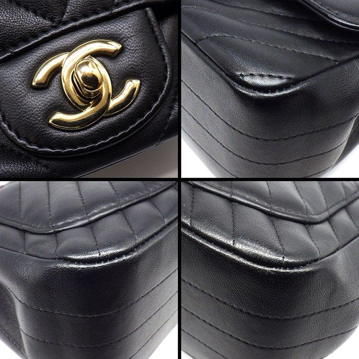 CHANEL Mini Classic Chevron Matelassé Shoulder Bag - 2018 Edition