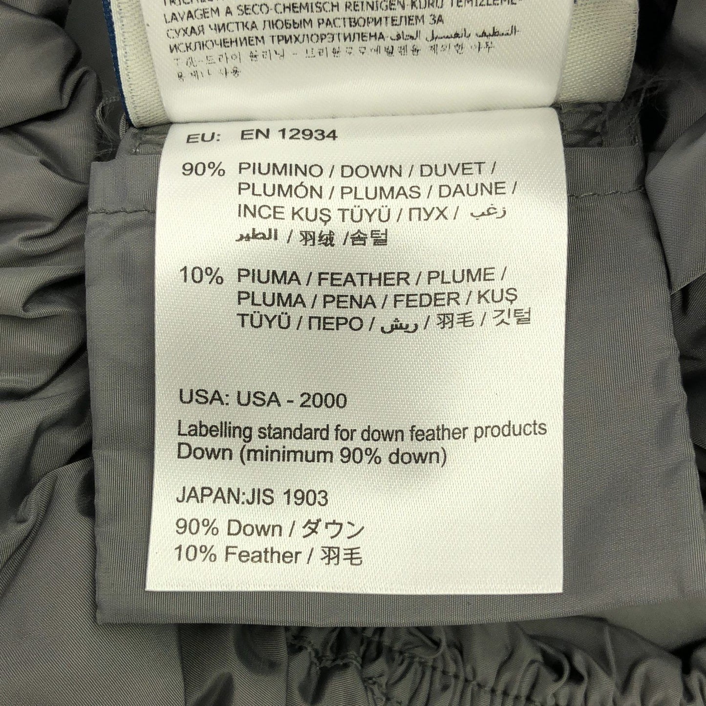 MONCLER Men's Down Jacket in Gray - Timeless Elegance