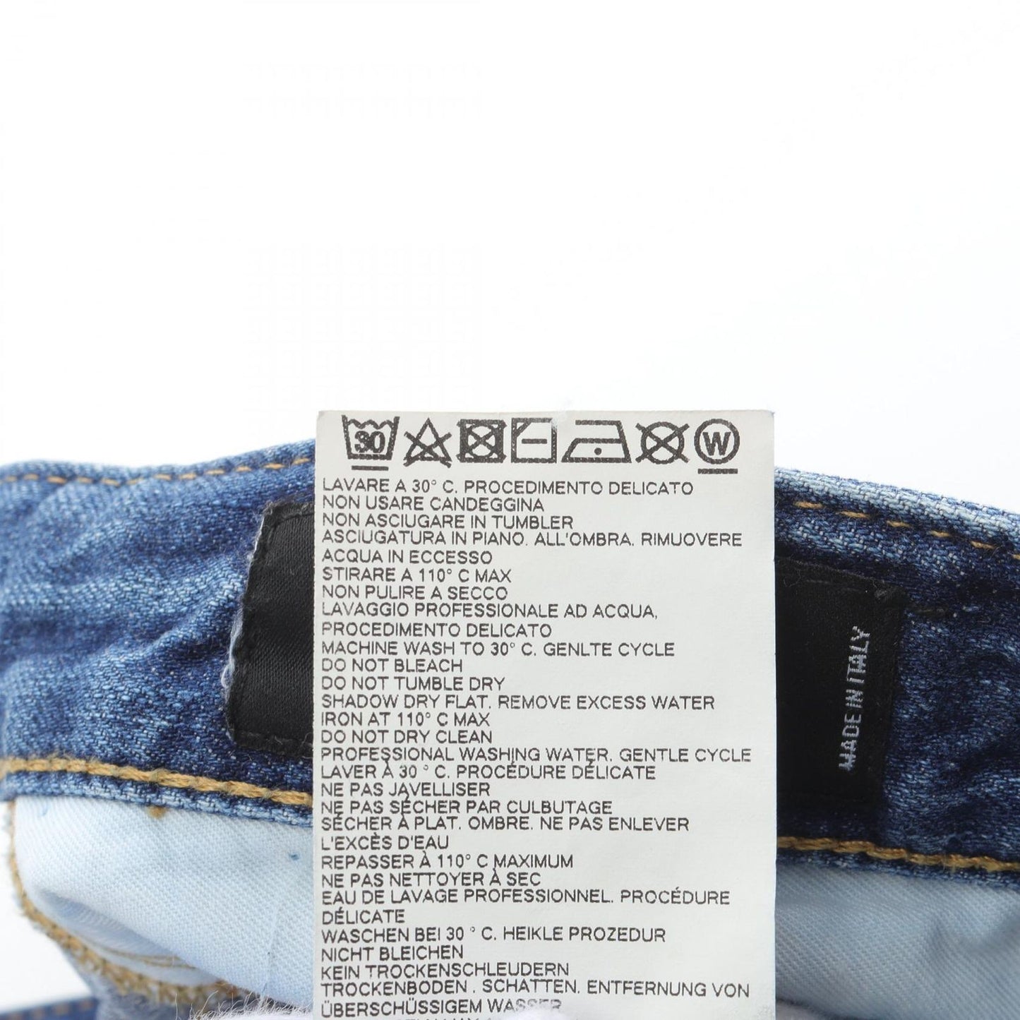 DSQUARED2 Indigo Blue Denim Pants - Timeless Elegance