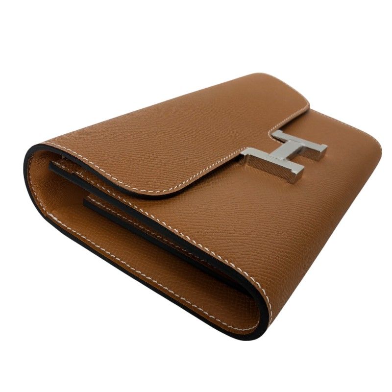 HERMES Constance To Go in Toffee with Silver Hardware - Authentic Luxury