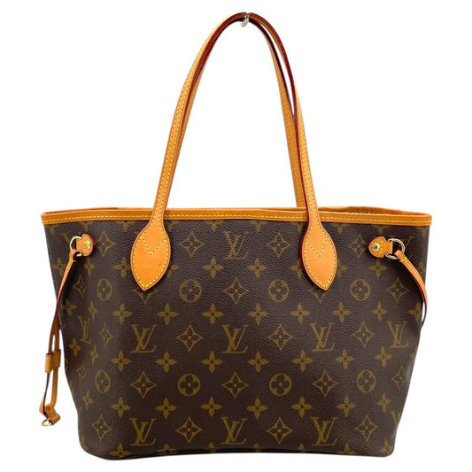 Louis Vuitton Neverfull PM Monogram Tote Bag - Brown