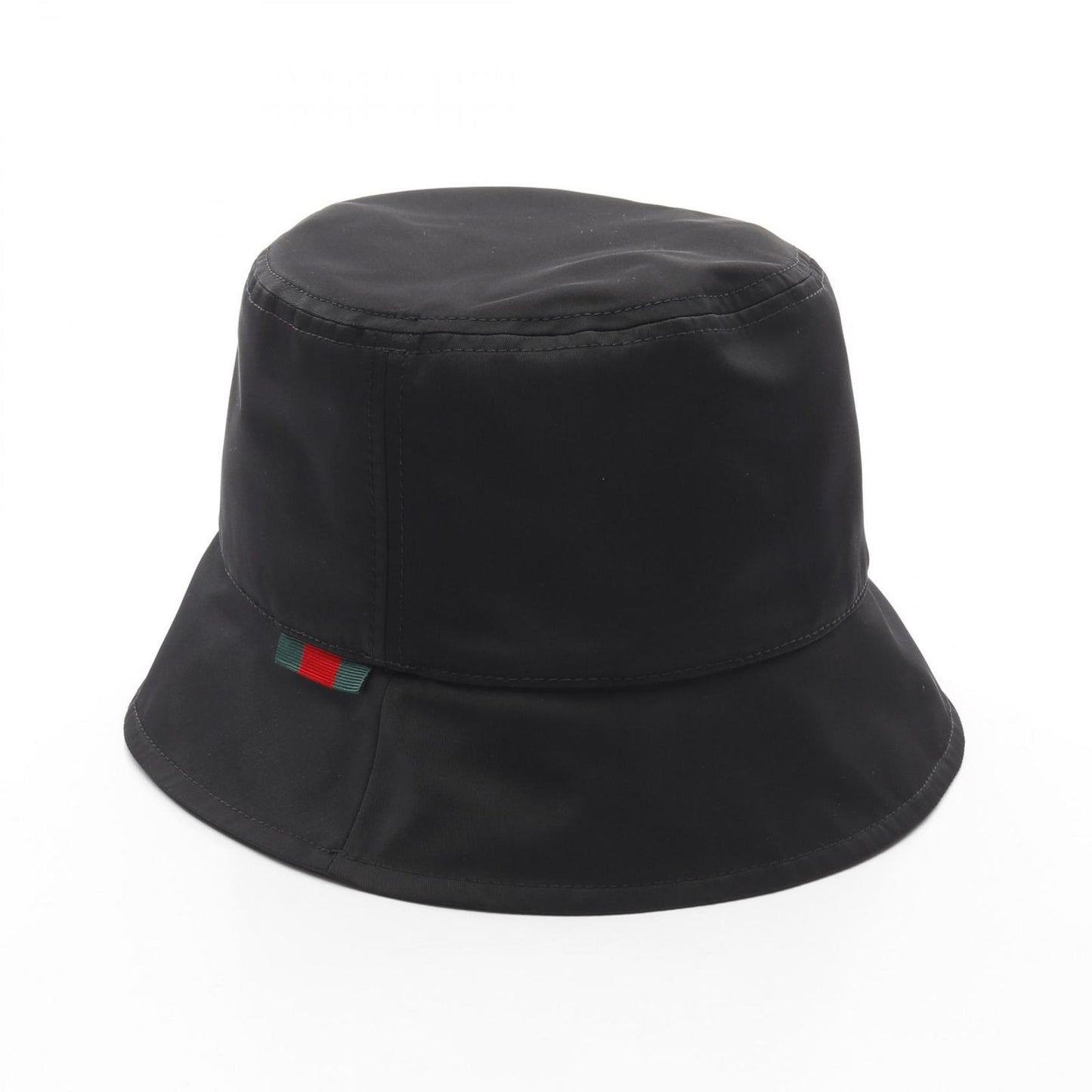 GUCCI Logo Bucket Hat in Black Nylon - New Arrival