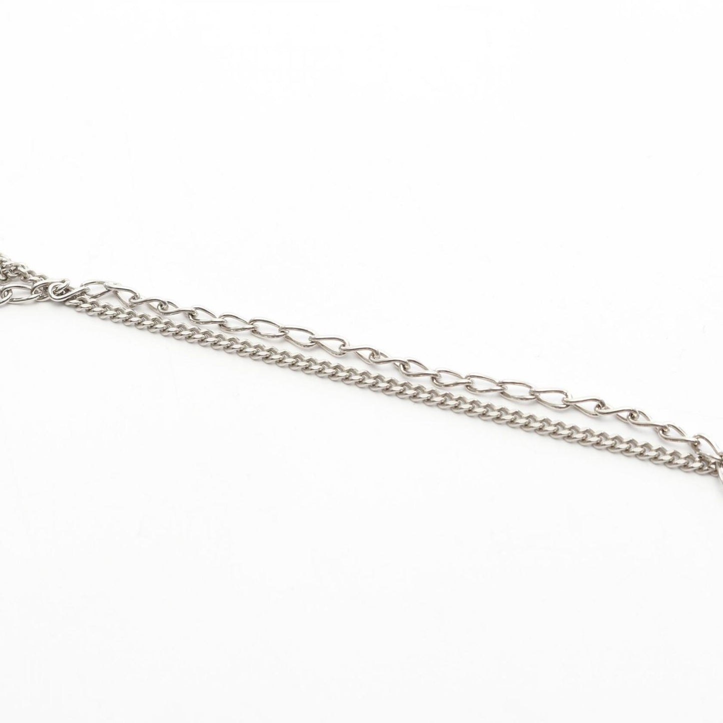 CHANEL Coco Mark Necklace - Exquisite Silver Elegance