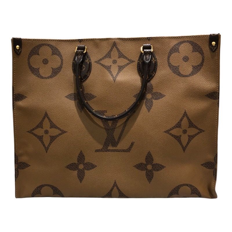 Louis Vuitton OnTheGo GM Brown Giant Reverse Tote Bag