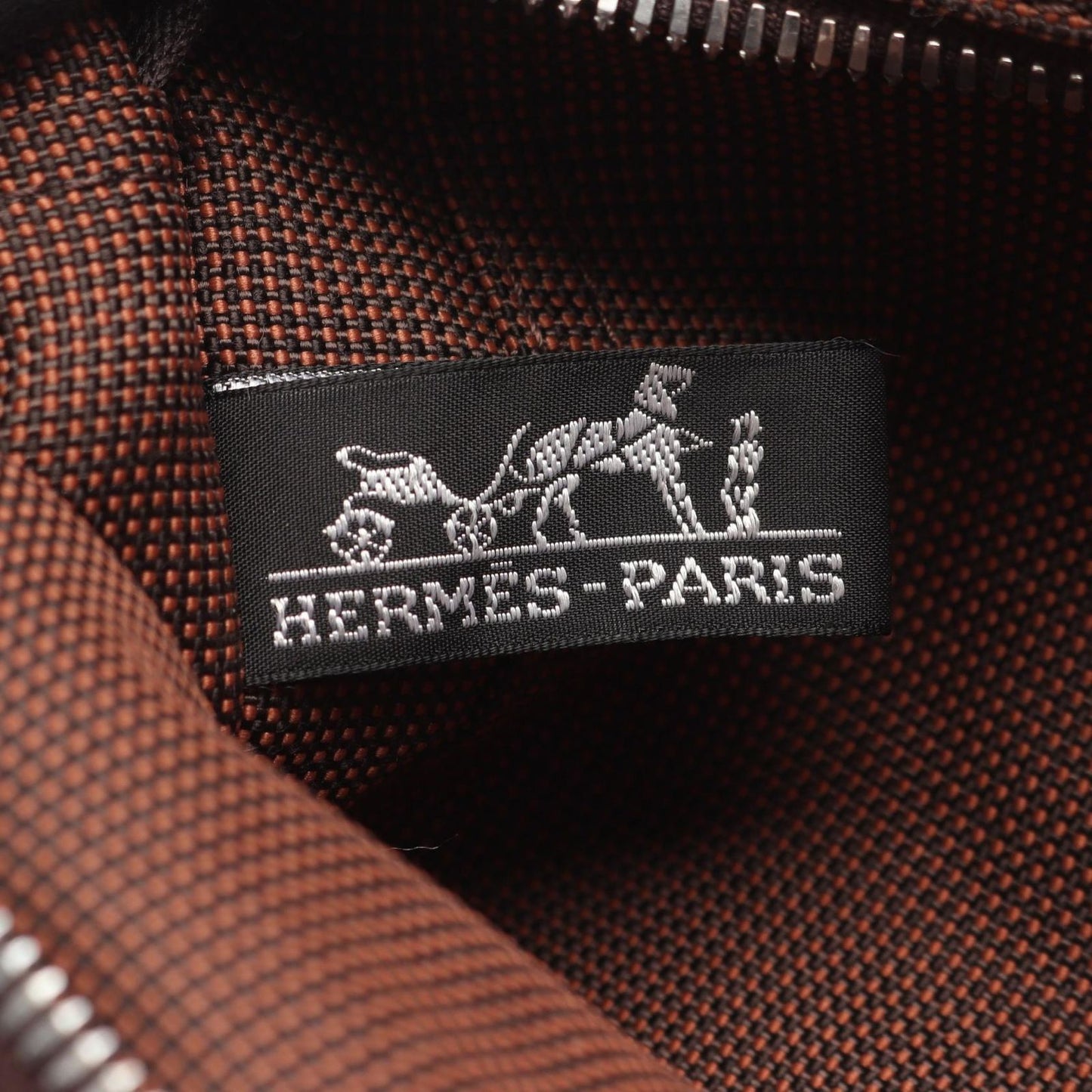 HERMES Élan Line PM Tote Bag in Brown Canvas - Exquisite Craftsmanship