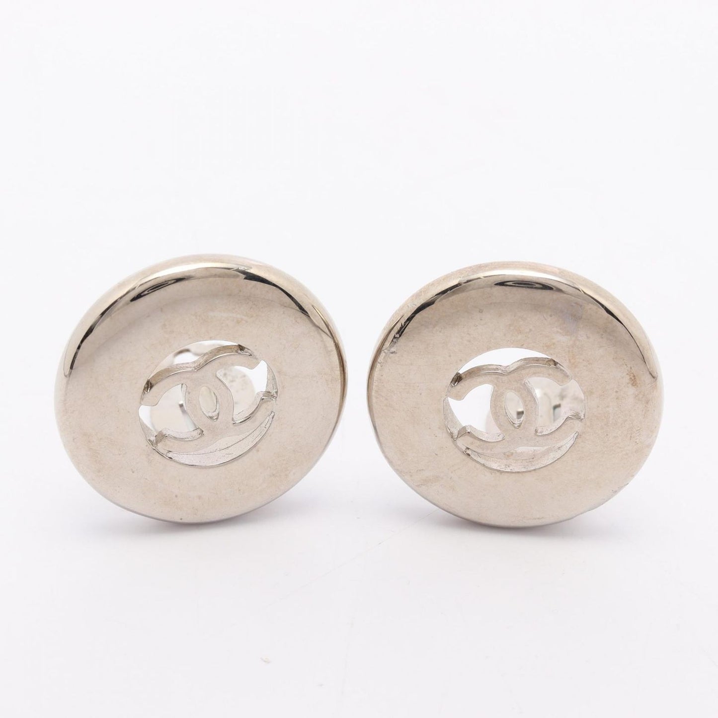 CHANEL Coco Mark Stainless Steel Earrings - Timeless Elegance