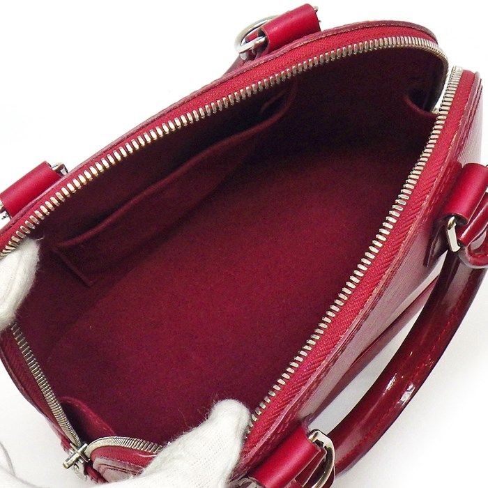 Louis Vuitton Alma BB Handbag in Fuchsia Epi Leather - Exquisite Craftsmanship