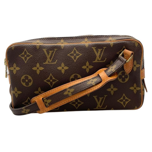 Louis Vuitton Monogram Canvas Pochette Marli Bandoulière - Brown